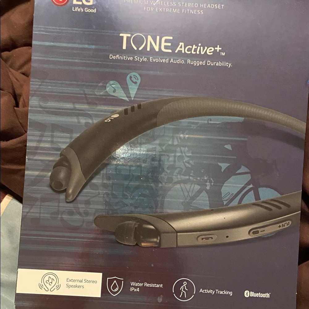 LG life good Tone Active external stereo speakers